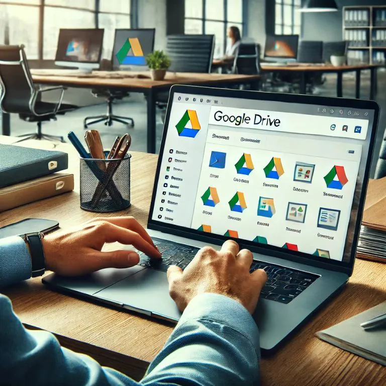 Organização de documentos no Google Drive no ambiente de trabalho